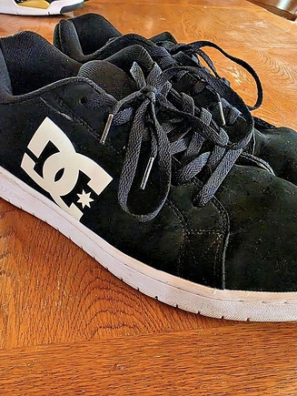 DC Shoes Manual TX SE Black & White Sneakers